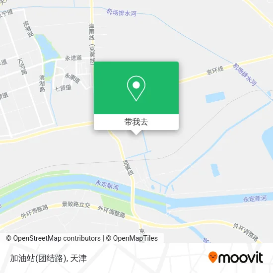 加油站(团结路)地图