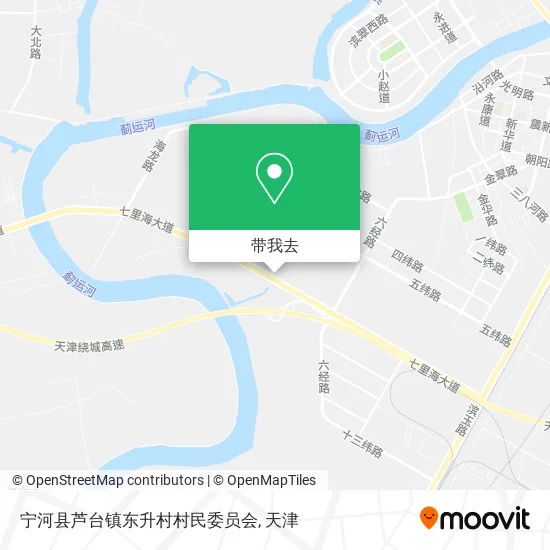 宁河县芦台镇东升村村民委员会地图