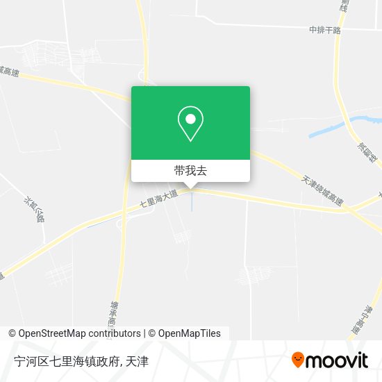 宁河区七里海镇政府地图