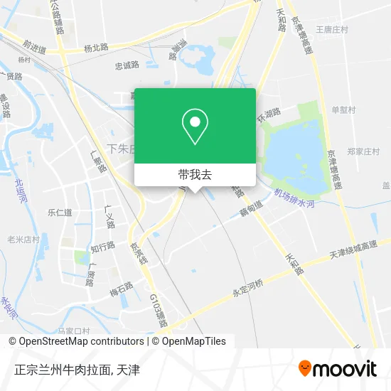 正宗兰州牛肉拉面地图