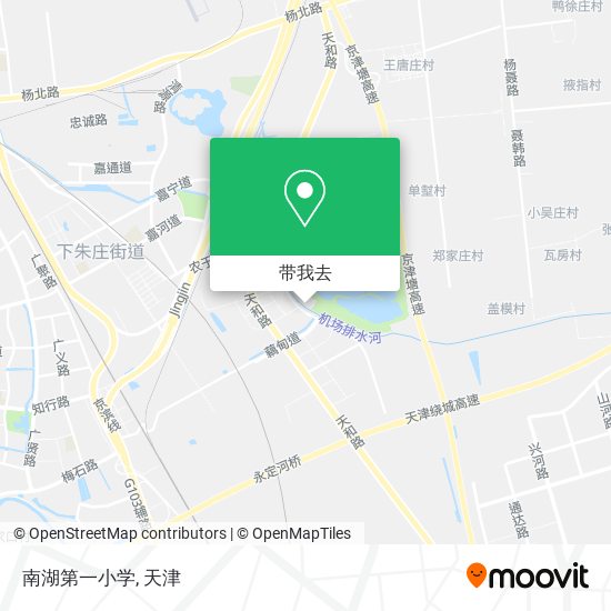 南湖第一小学地图