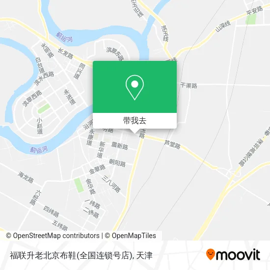 福联升老北京布鞋(全国连锁号店)地图