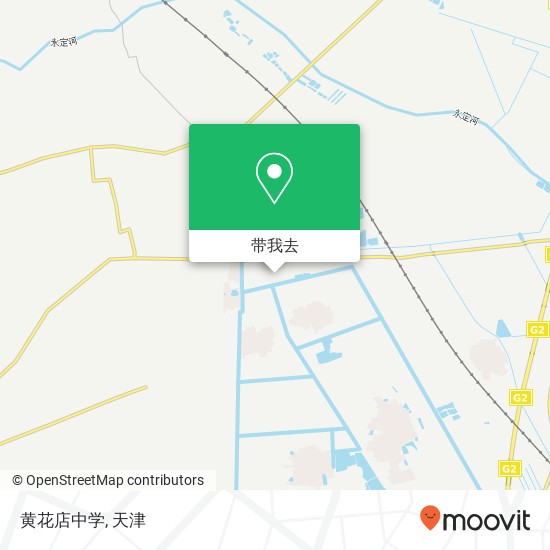 黄花店中学地图