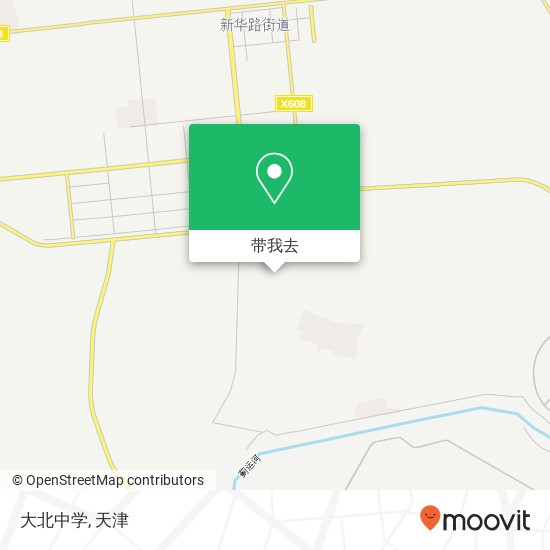 大北中学地图