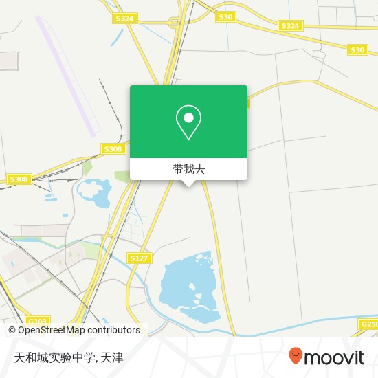 天和城实验中学地图