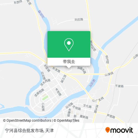 宁河县综合批发市场地图