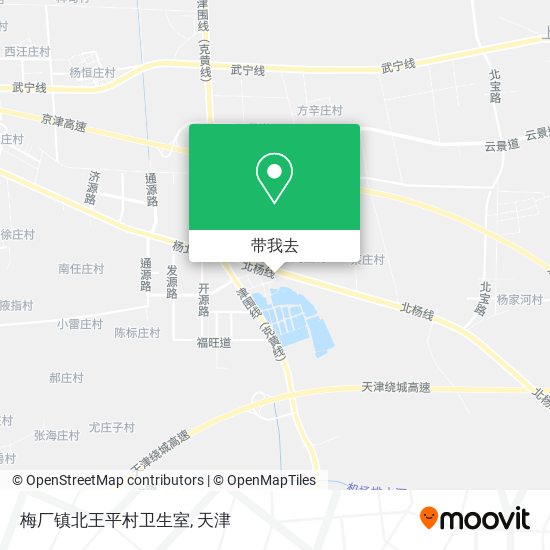 梅厂镇北王平村卫生室地图