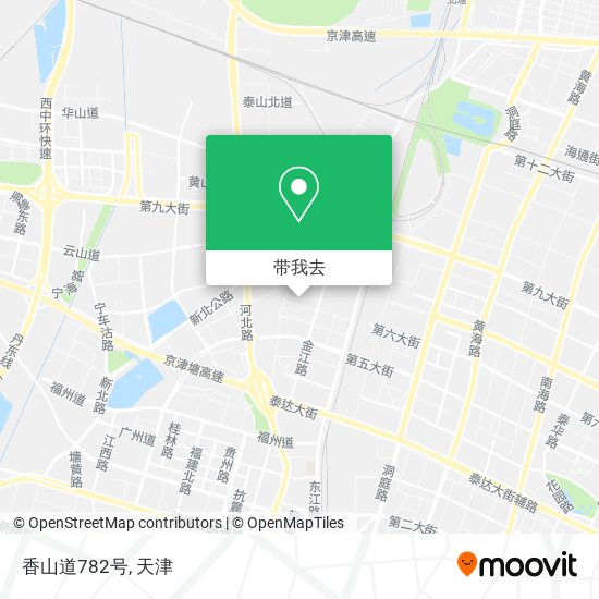 香山道782号地图