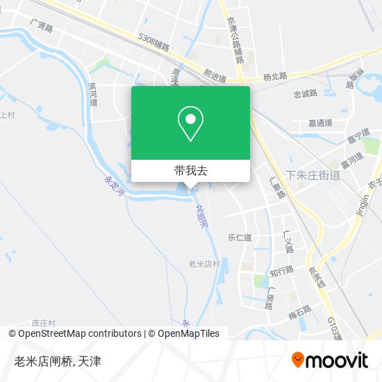 老米店闸桥地图