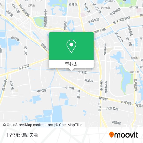 丰产河北路地图