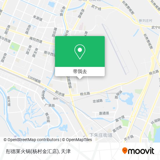 彤德莱火锅(杨村金汇店)地图