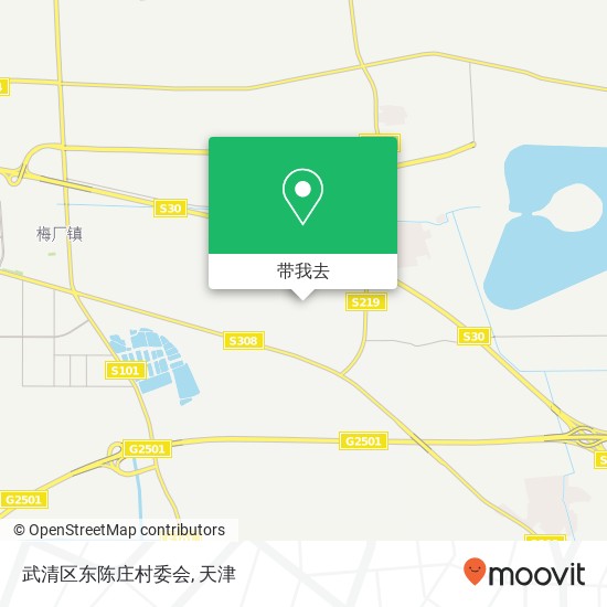 武清区东陈庄村委会地图