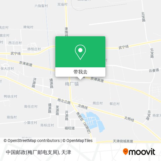 中国邮政(梅厂邮电支局)地图