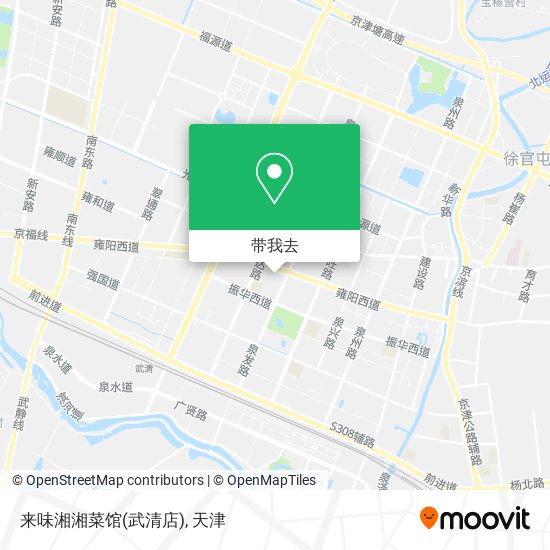来味湘湘菜馆(武清店)地图