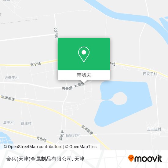 金岳(天津)金属制品有限公司地图