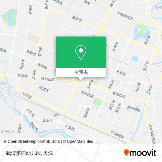 武清第四幼儿园地图