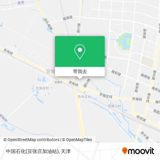 中国石化(豆张庄加油站)地图