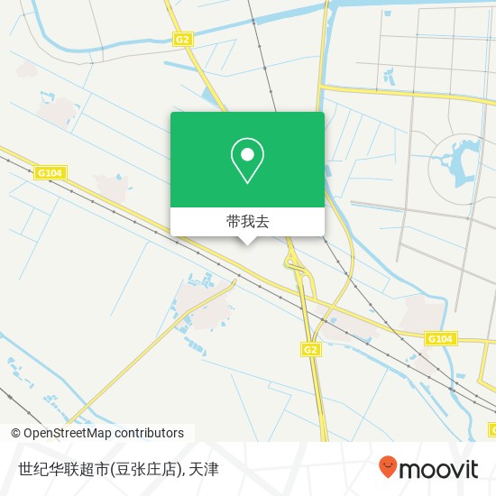 世纪华联超市(豆张庄店)地图