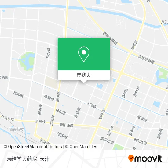 康维堂大药房地图