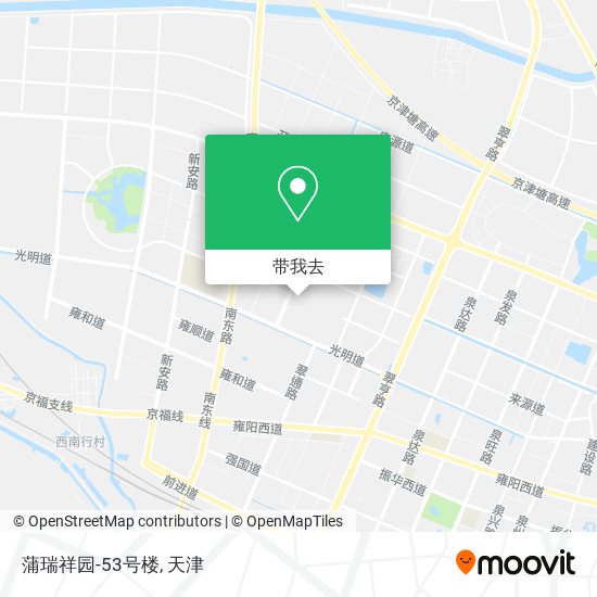 蒲瑞祥园-53号楼地图