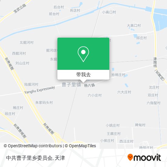中共曹子里乡委员会地图