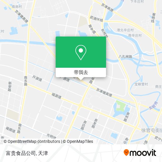 富贵食品公司地图