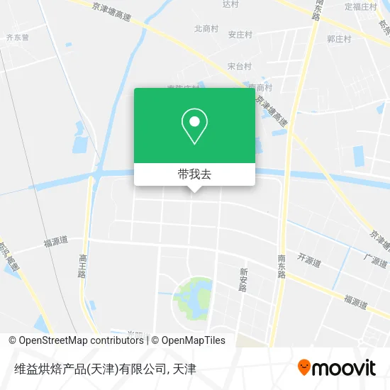 维益烘焙产品(天津)有限公司地图