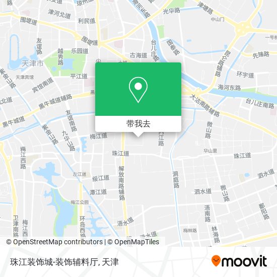 珠江装饰城-装饰辅料厅地图