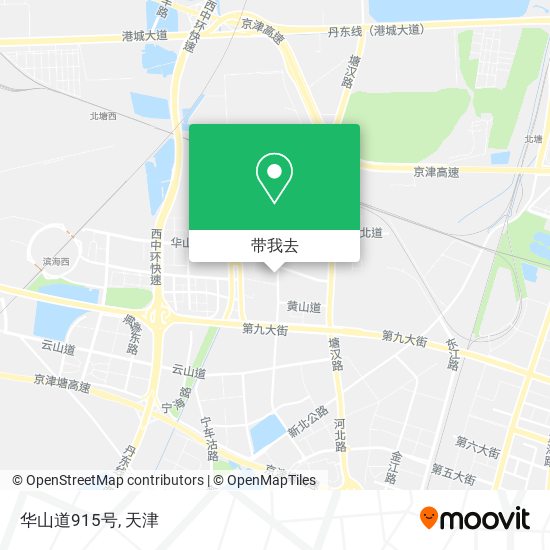 华山道915号地图