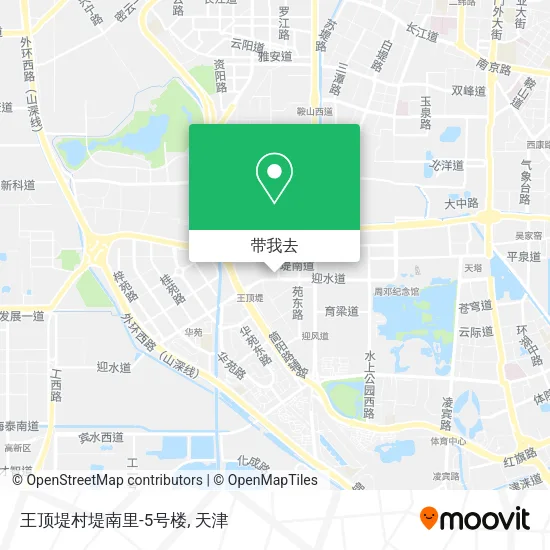王顶堤村堤南里-5号楼地图