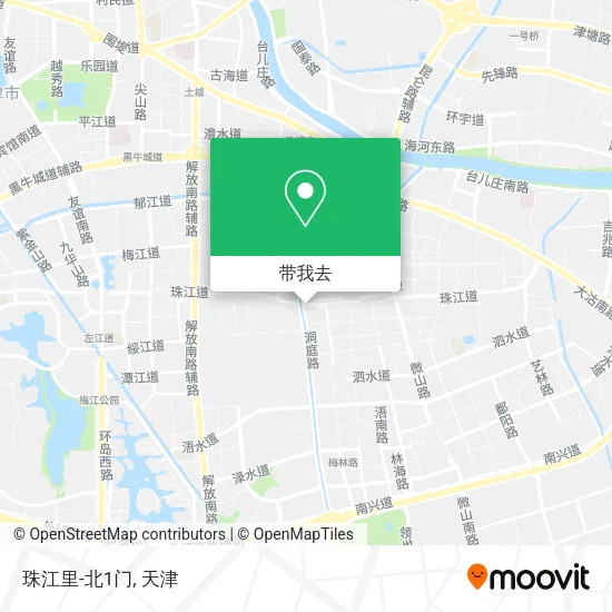 珠江里-北1门地图