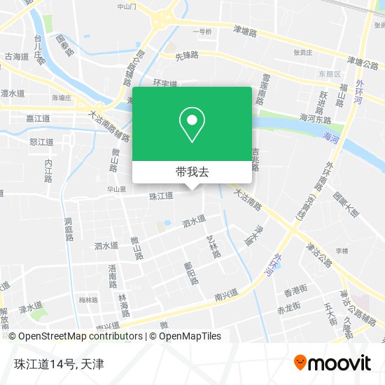 珠江道14号地图