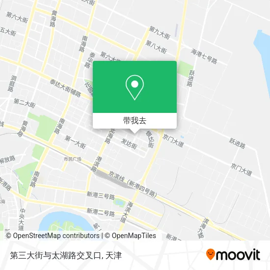 第三大街与太湖路交叉口地图