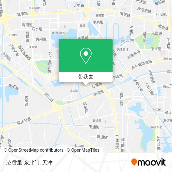 凌霄里-东北门地图
