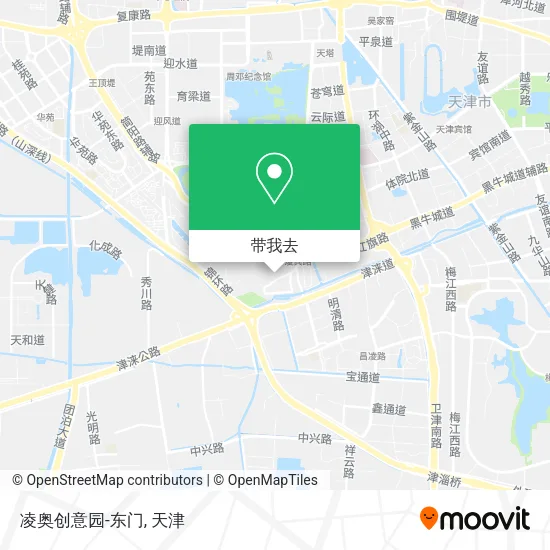 凌奥创意园-东门地图