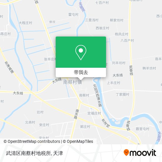 武清区南蔡村地税所地图