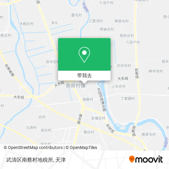 武清区南蔡村地税所地图