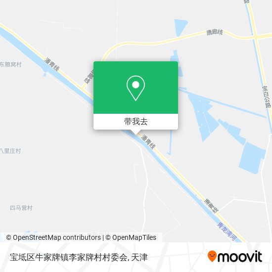 宝坻区牛家牌镇李家牌村村委会地图
