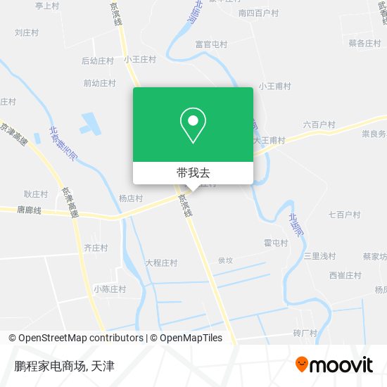 鹏程家电商场地图