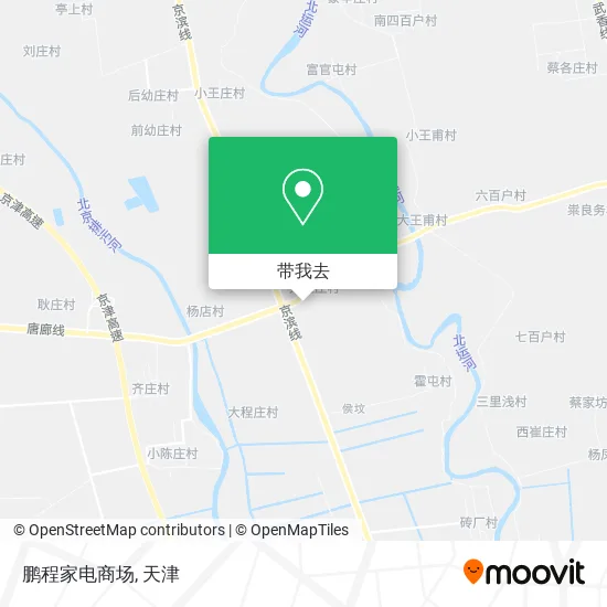 鹏程家电商场地图