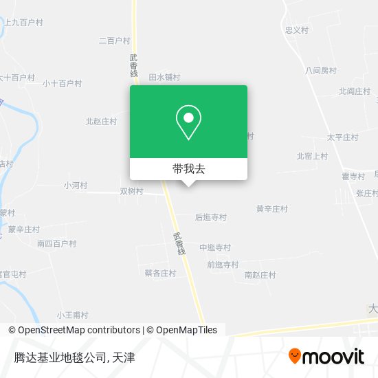 腾达基业地毯公司地图