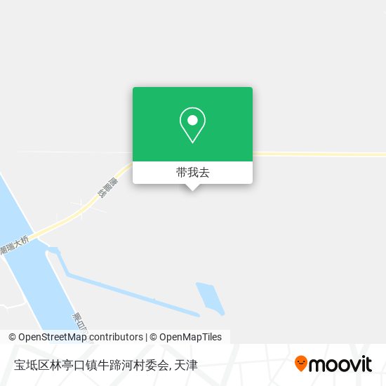 宝坻区林亭口镇牛蹄河村委会地图