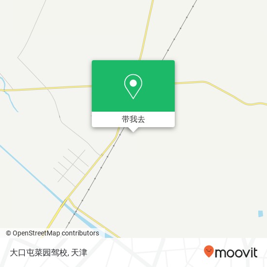 大口屯菜园驾校地图
