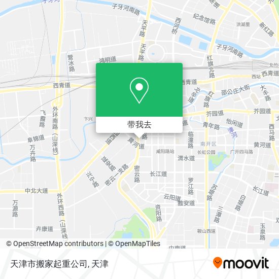 天津市搬家起重公司地图