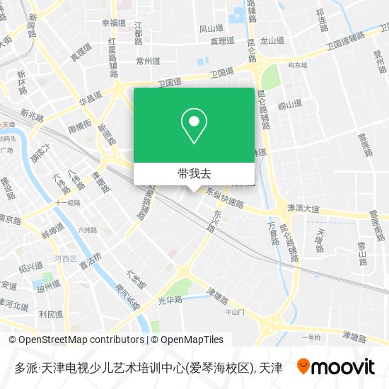 多派·天津电视少儿艺术培训中心(爱琴海校区)地图