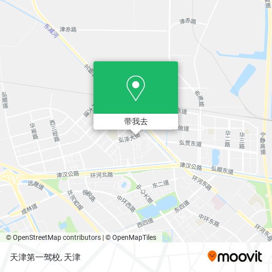 天津第一驾校地图