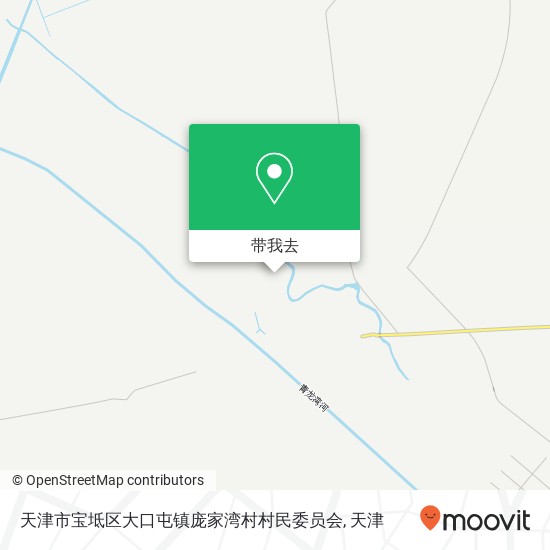 天津市宝坻区大口屯镇庞家湾村村民委员会地图