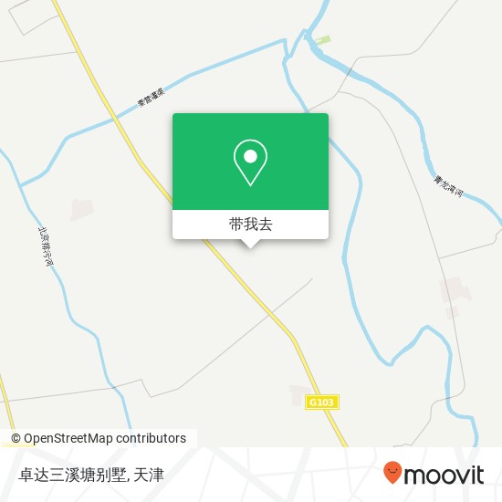 卓达三溪塘别墅地图