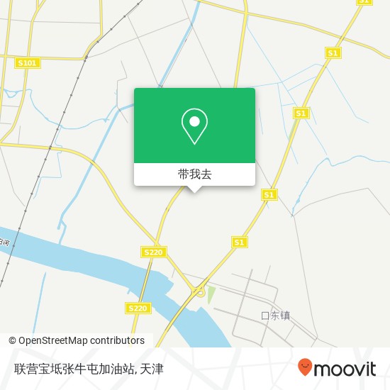 联营宝坻张牛屯加油站地图