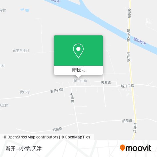 新开口小学地图